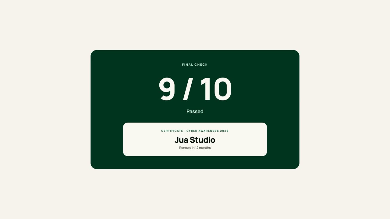 Nine out of ten, passed